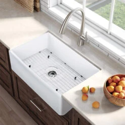Poseidon Fremantle Ceramic Kitchen Sink 770mm/840mm (Single Bowl)