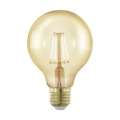 EGLO Bulb E27 4.5W E27 2200K Step-Dim Led G80 Amb