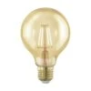 EGLO Vintage Bulb 4W E27 1700K Dim Led G80 Gld Age