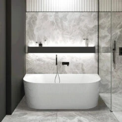NOOSA Back To Wall MULTIFIT Bath 1500mm / 1700mm -Home Furnishings Store 1500 3 6ec8524c 2bdc 4306 80bf 19553c928317