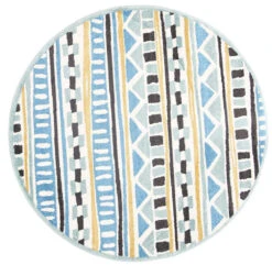 Piccolo Blue And Yellow Tribal Kids Rug -Home Furnishings Store 15922 460 1 2dfb57c3 a31d 433c 98c3 d5fc437d652e