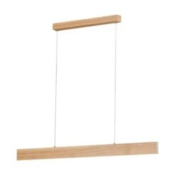 EGLO Pendant Light Climene 2 Light Oak