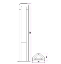 Hathor LED Surface Mounted Dark Grey Bollard Lights IP54 -Home Furnishings Store 23c443 71df6c3c1c1a409ab4d8df0d732b0499 mv2 d 1890 2008 s 2