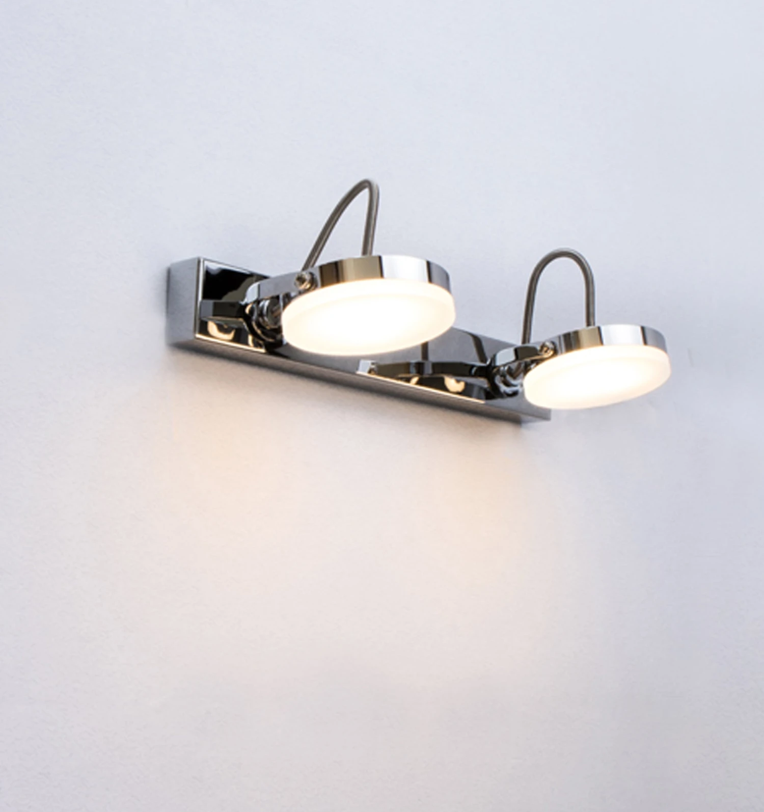 SEATTLE: LED Interior Adjustable Medium Bar Chrome Wall Light 4 SEATTLE: LED Interior Adjustable Medium Bar Chrome Wall Light - Image 2