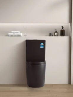 Poseidon Veda Tornado Matte Black Toilet Suite -Home Furnishings Store 2 12