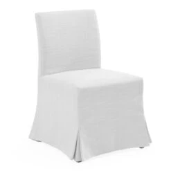 Brighton Slip Cover Dining Chair - White Linen