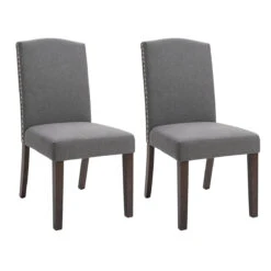 Lethbridge Dining Chair Set Of 2 - Light Grey