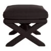Candace Stool - Black Linen -Home Furnishings Store 32577 1