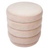 Demi Stool - Nude Velvet -Home Furnishings Store 32856 1
