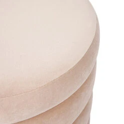 Demi Stool - Nude Velvet -Home Furnishings Store 32856 2
