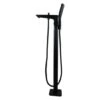 Black Floor Standing Mixer With Diverter & Handheld Shower(Brass) -Home Furnishings Store 37 ccyyxiomichrxyku