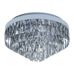EGLO Ceiling Light VALPARAISO1 89 Crystal Chrome