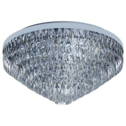 EGLO Ceiling Light VALPARAISO1 92 Crystal Chrome