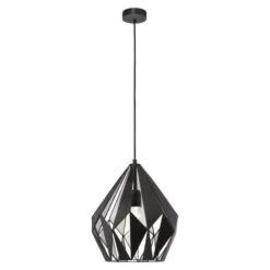 EGLO Pendant Light CARLTON1 55N Steel Black