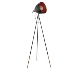 EGLO Floor Light Chester Steel Black/Copper