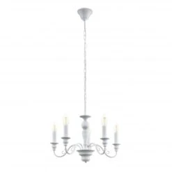 EGLO Pendant Light CAPOSILE 51 Steel White