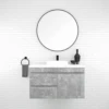 ABS BOSTON Matt Grey Wall Hung Vanity 900mm -Home Furnishings Store 4WTT7ojG 1