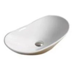 POSEIDON Gloss White Basin (Oval: 615x360x155)