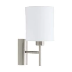 EGLO Wall Light PASTERI 24 Fabric White