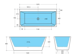 Poseidon Avis Back To Wall Bathtub 10 Poseidon Avis Back To Wall Bathtub -Home Furnishings Store ABT1575