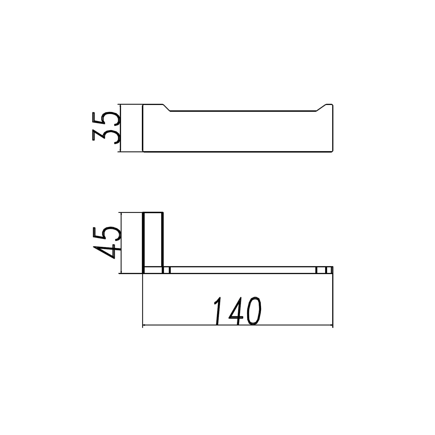 Cavallo Gun Metal Grey Toilet Paper Hook 4 Cavallo Gun Metal Grey Toilet Paper Hook - Image 2