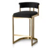 Calibre CBS6272-BS Black Velvet Bar Stool - Golden Base 1 Calibre CBS6272-BS Black Velvet Bar Stool - Golden Base -Home Furnishings Store Adela Black Velvet Bar Stool Golden Base BS6272 BS 2 1100x 8f873323 5e25 401e 96b6 8b18c6119522