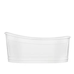 RITZ Freestanding Bathtub Non-overflow 1676mm -Home Furnishings Store BB32white 5