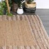 Mahal Beige Boarder Jute Rug -Home Furnishings Store BEIGE 9