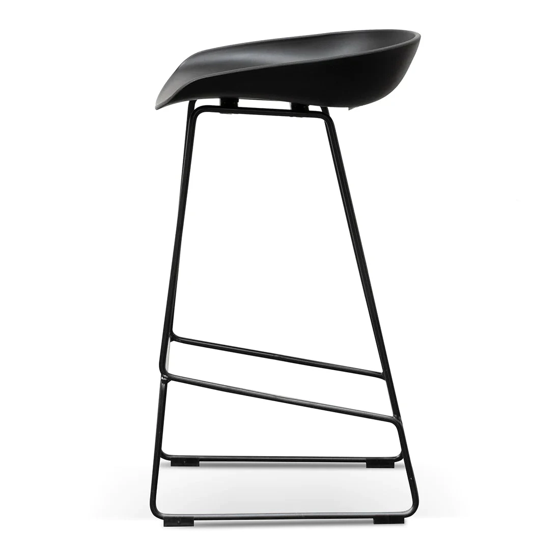 Calibre CBS2006-SD 65cm Bar Stool - Black Seat With Black Frame 7 Calibre CBS2006-SD 65cm Bar Stool - Black Seat With Black Frame - Image 5
