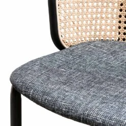 Calibre CBS6766-SD Fabric Bar Stool - Black Legs -Home Furnishings Store BS6766 SD 10 1100x ae737764 a323 44d2 9402 88086489e020