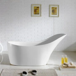 Poseidon Bevel Free Standing Bathtub 1500mm