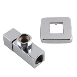 BLAZE Square Chrome 1/4 Turn Washing Machine Stop Tap 9 BLAZE Square Chrome 1/4 Turn Washing Machine Stop Tap -Home Furnishings Store CH0017.WMT CH0017.WMT02