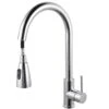 AQU Round Pull Out Shower Kitchen Sink Mixer Tap Chrome -Home Furnishings Store CH1019.KM01