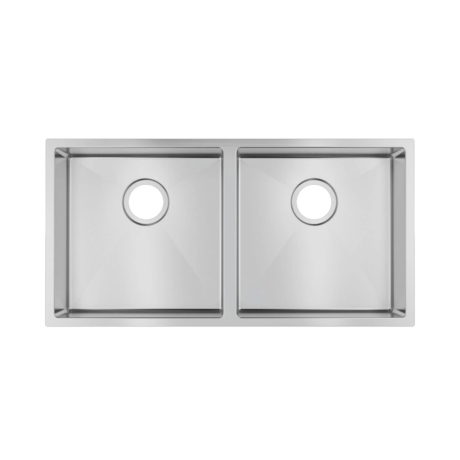 Double Bowl Handmade 304 Stainless Steel Sink 865x440mm 3 Double Bowl Handmade 304 Stainless Steel Sink 865x440mm