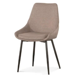 Calibre CDC2001-SE - Dining Chair In Brown Grey (Set Of 2) -Home Furnishings Store DC2001 SE Alfie Plywood Dining Chair Brown Grey Fabric 03 1100x 8f65101a 8bdc 44e5 8b6d 60dda227956c