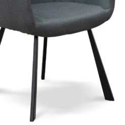 CDC6605-EI Fabric Dining Chair - Gunmetal Grey With Black Legs -Home Furnishings Store DC6605 EI 6 1100x c64705fa ccbc 4a84 a3b8 818372bc1458
