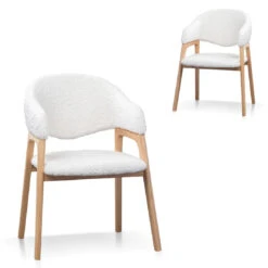 Calibre CDC8036-DW Dining Chair - White Synthetic Wool (Set Of 2) -Home Furnishings Store DC8036 DW 1100x 94055591 dda1 4335 b0af c9c328116ea8
