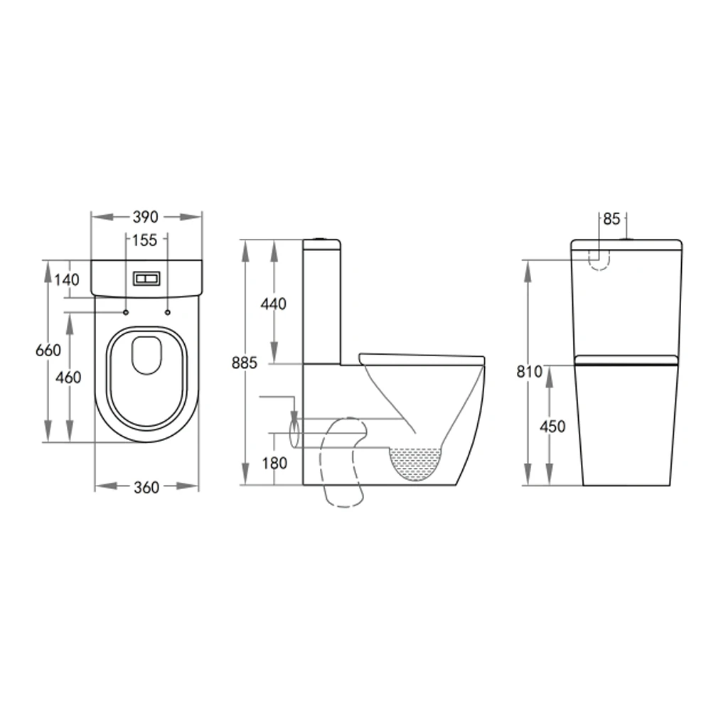 Poseidon Elvera Tornado Ambulant Toilet Suite 4 Poseidon Elvera Tornado Ambulant Toilet Suite - Image 2