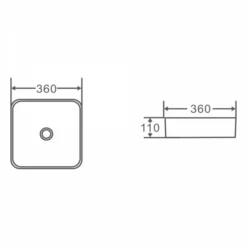 ETNA Square Counter Top Basin Cappuccino 360mm 7 ETNA Square Counter Top Basin Cappuccino 360mm -Home Furnishings Store ET Spec 2d525483 69d9 4039 bc7c 66af01e9d330
