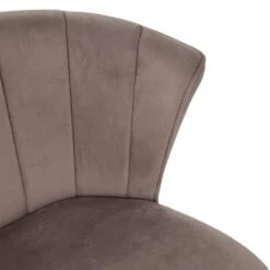 Calliope Velvet Stool In Grey -Home Furnishings Store FANFARE ST GREY UPDATED 4