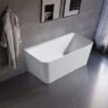 FORTUNA Free Standing Bath Back To Wall Bath 1500/1700mm -Home Furnishings Store FO 1700 W01