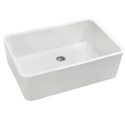 GALDOR Fireclay Insert Kitchen Sink 600mm X 410mm -Home Furnishings Store HG604002