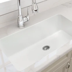 GALDOR Fireclay Insert Kitchen Sink 600mm X 410mm -Home Furnishings Store HG604006