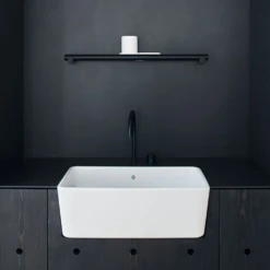 GALDOR Fireclay Insert Kitchen Sink 600mm X 410mm