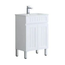Poseidon ACACIA SHAKER PVC Floor Vanity 600 -Home Furnishings Store IByKYjYM