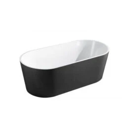 ISEO Black & White Freestanding Bathtub 1500/1700MM