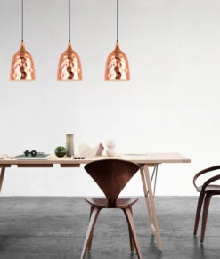 KOPER: Bohemian Copper Plated Ellipse Shape Pendant Light -Home Furnishings Store KOPER2 APPLICATION 02