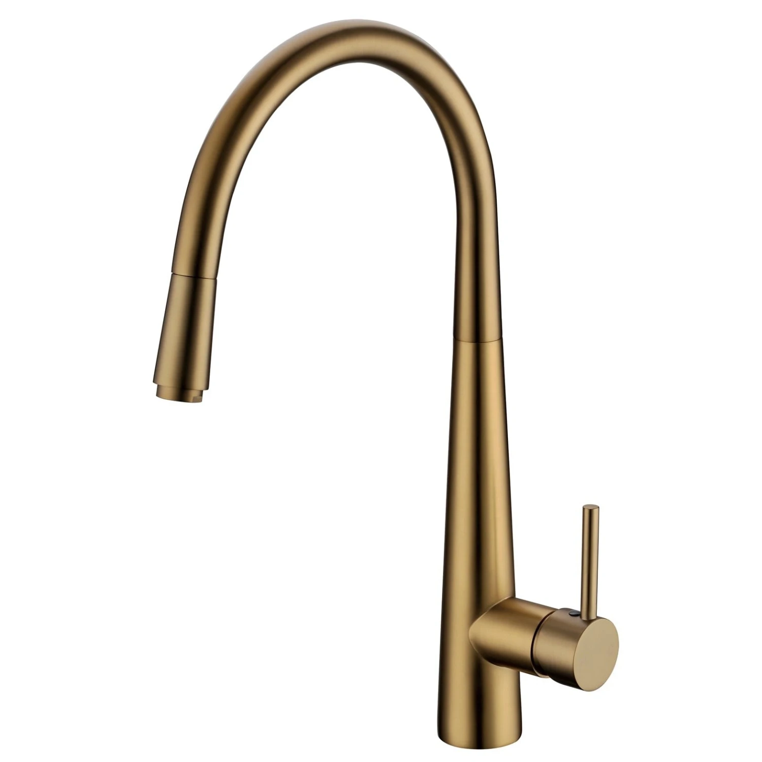Pentro Brushed Yellow Gold Pull Out Kitchen Mixer 3 Pentro Brushed Yellow Gold Pull Out Kitchen Mixer