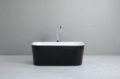 Poseidon Elivia Black Free Standing/Back To Wall Bathtub -Home Furnishings Store L81A7395 1 scaled 1