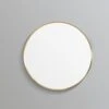 Poseidon Yellow Gold Frame Round Mirror -Home Furnishings Store L81A9918 scaled 1